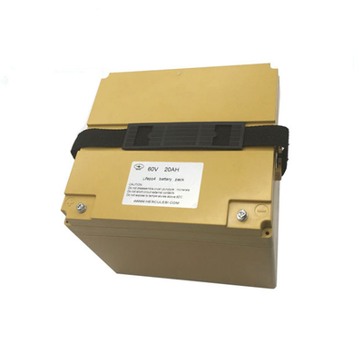 Electric Bicycles / Scooters 20S6P 1500W 1800W LFP 60V 20Ah LiFePO4 Lithium Li Ion Battery Pack With Charger