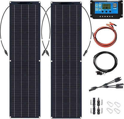 Solar Power Supply For Monocrystalline Kit 600w 800w 1000watt Golf Cart/Yacht/Boat/RV China ETFE Paneles Solares Fotovoltaicos Flexibles Off Grid Solar Panel Energy Systems
